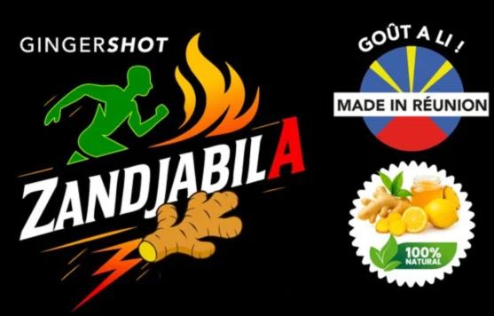 Zandjabila GingerShot — Made in Réunion, 100% Natural